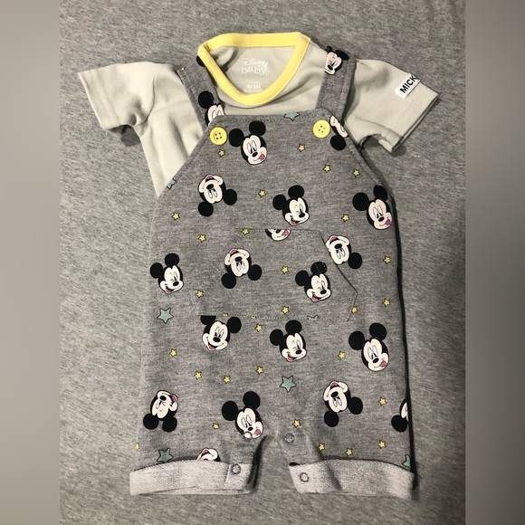 Disney One Pieces Disney Baby Mickey Overalls Poshmark